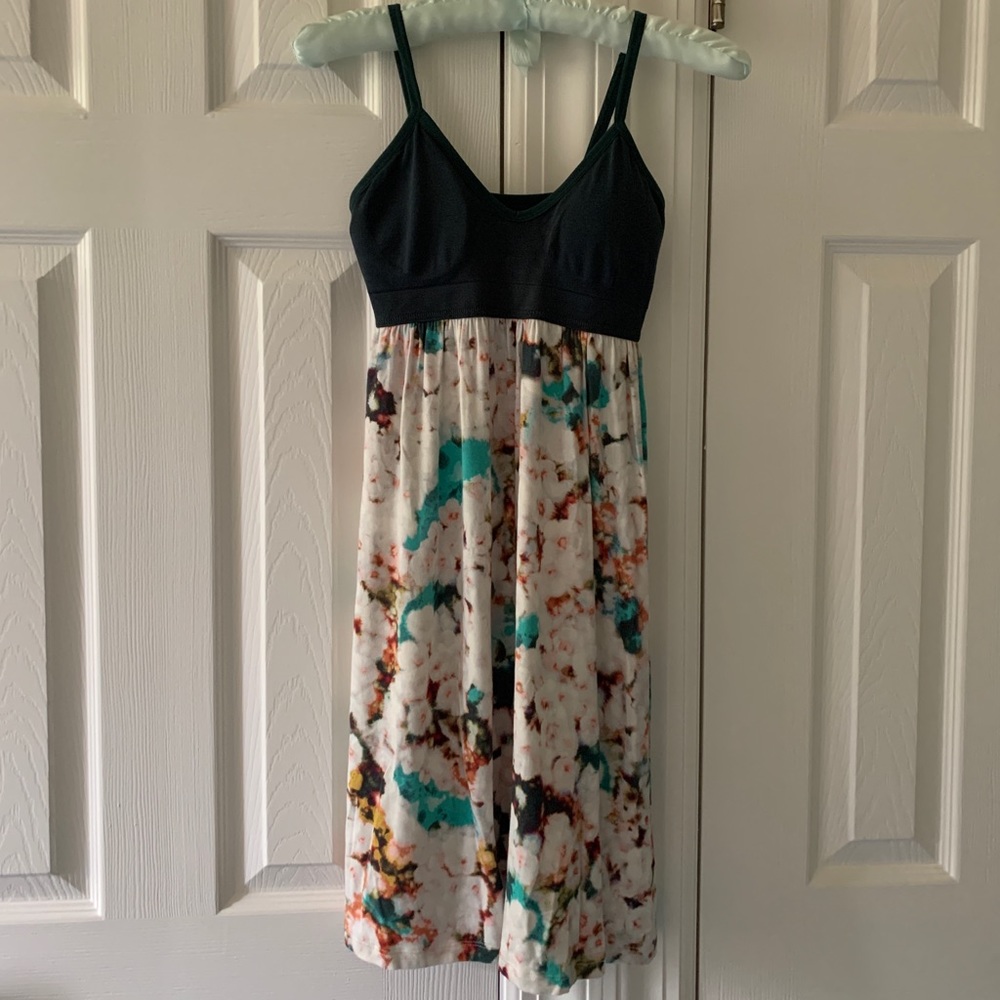 Green Tie Dye Dress